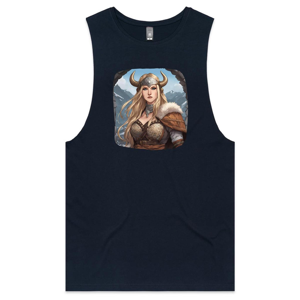 Viking Girl AS Colour Barnard - Mens Tank Top Tee Ogo Merch