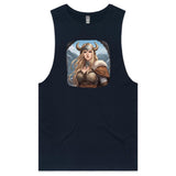 Viking Girl AS Colour Barnard - Mens Tank Top Tee Ogo Merch