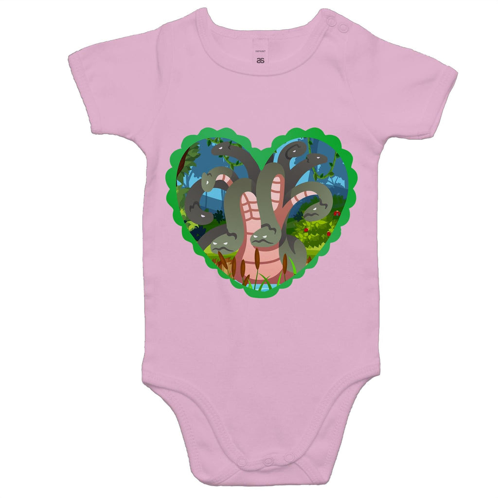 Swamp Hydra AS Colour Mini Me Baby Onesie Romper Ogo Merch