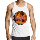 Lava Cerberus AS Colour Lowdown Mens Singlet Top Ogo Merch