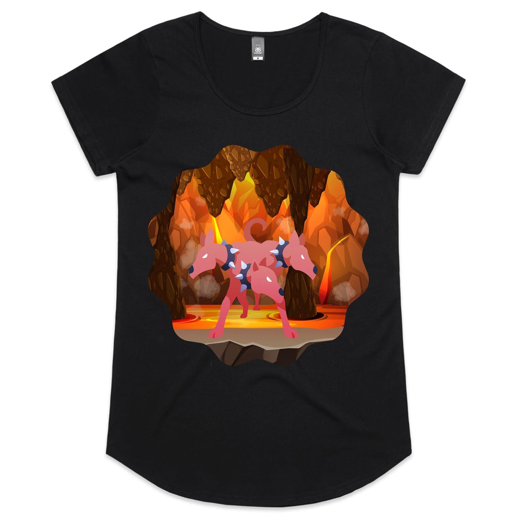 Lava Cerberus AS Colour Mali Womens Scoop Neck TShirt Ogo Merch