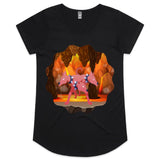 Lava Cerberus AS Colour Mali Womens Scoop Neck TShirt Ogo Merch