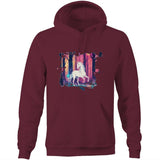 Unicorn AS Colour Stencil Pocket Hoodie Sweatshirt Ogo Merch