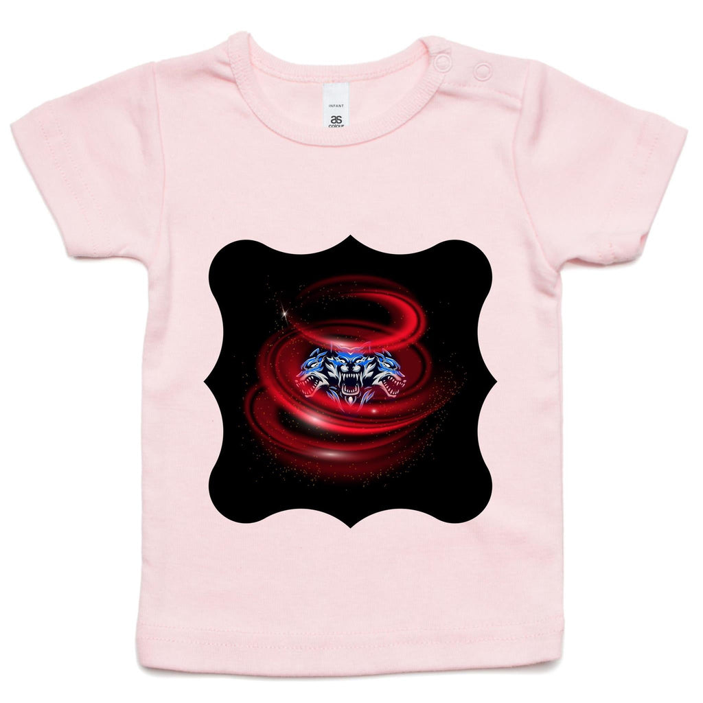 Cerberus Swirl AS Colour Infant Wee Tee Ogo Merch