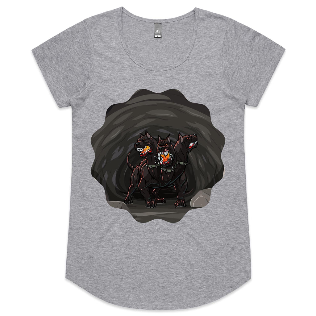 Cave Cerberus AS Colour Mali Womens Scoop Neck TShirt Ogo Merch