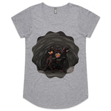 Cave Cerberus AS Colour Mali Womens Scoop Neck TShirt Ogo Merch