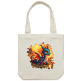 Baby Dragon AS Colour - Carrie - Canvas Tote Bag Ogo Merch