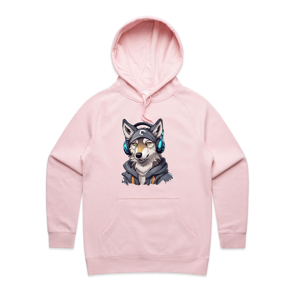 Gaming Wolf AS Colour Women's Supply Hood Ogo Merch