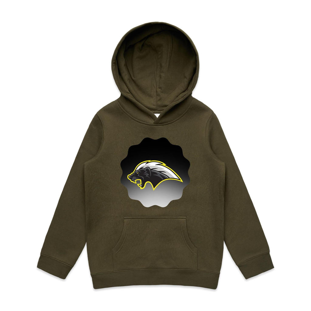 Honey Badger AS Colour Youth Supply Hood Ogo Merch
