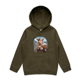 Viking Girl AS Colour - Youth Supply Hood Ogo Merch