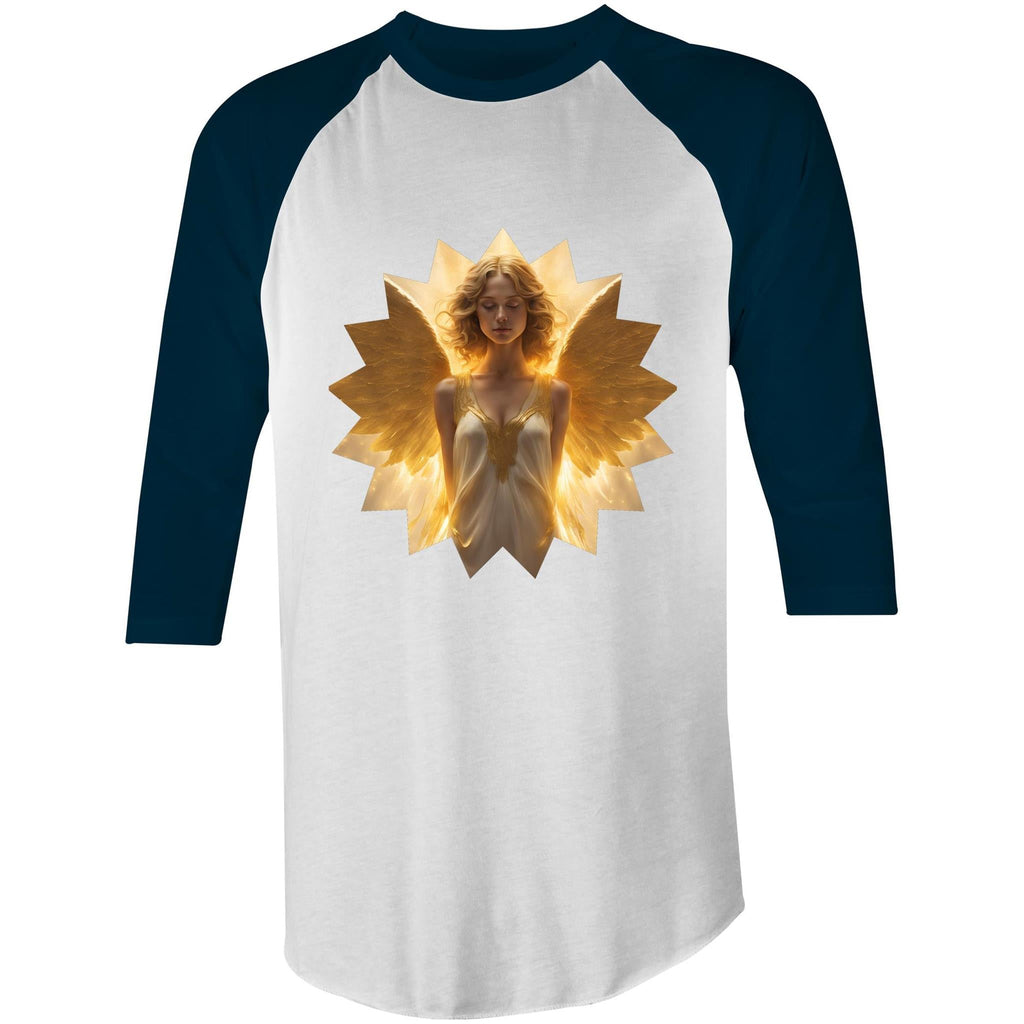 Angel AS Colour Raglan 3/4 Sleeve Tshirt Ogo Merch