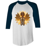 Angel AS Colour Raglan 3/4 Sleeve Tshirt Ogo Merch