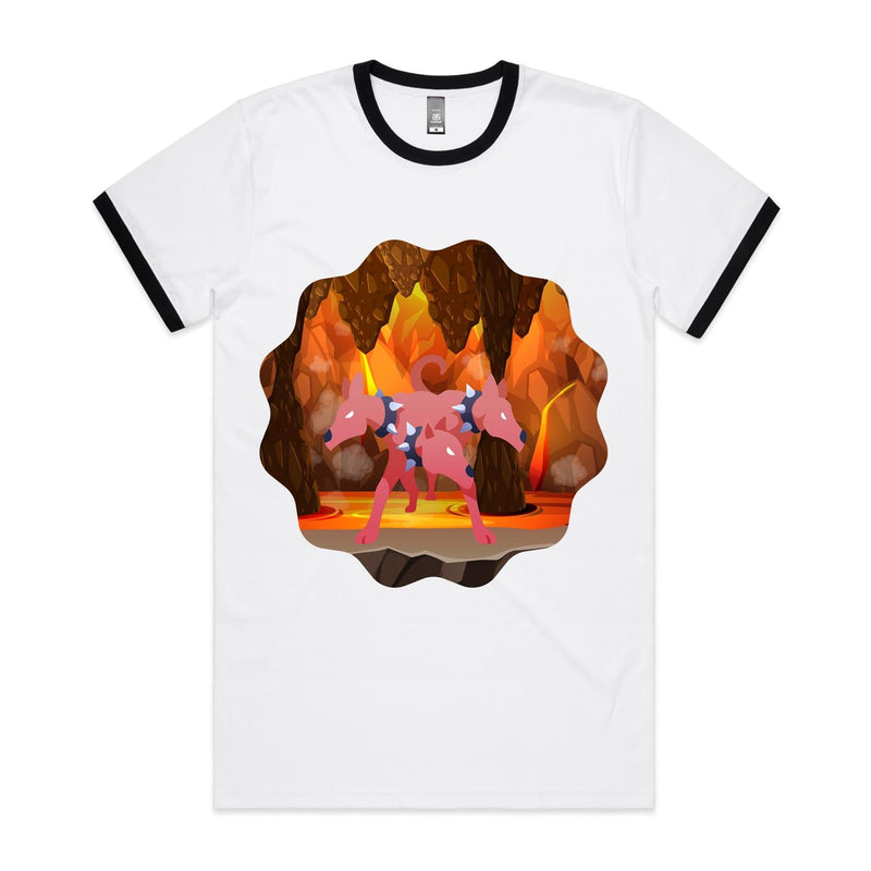 Lava Cerberus AS Colour Staple Ringer Tee Ogo Merch