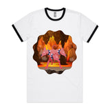 Lava Cerberus AS Colour Staple Ringer Tee