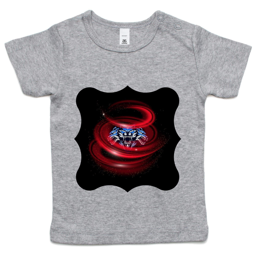 Cerberus Swirl AS Colour Infant Wee Tee Ogo Merch