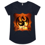 Volcanic Dragon AS Colour Mali Womens Scoop Neck TShirt Ogo Merch