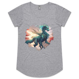 Beautiful Dragon AS Colour Mali Women's Scoop Neck TShirt Ogo Merch