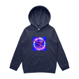 Eagle in Swirl AS Colour - Youth Supply Hood Ogo Merch