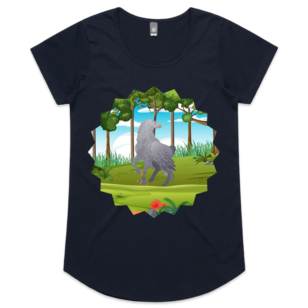 Hippogriff AS Colour Mali Womens Scoop Neck TShirt Ogo Merch