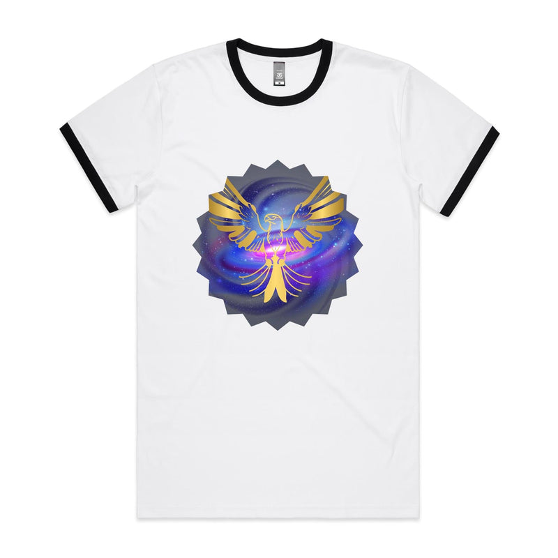 Gold Eagle AS Colour Staple Ringer Tee Ogo Merch