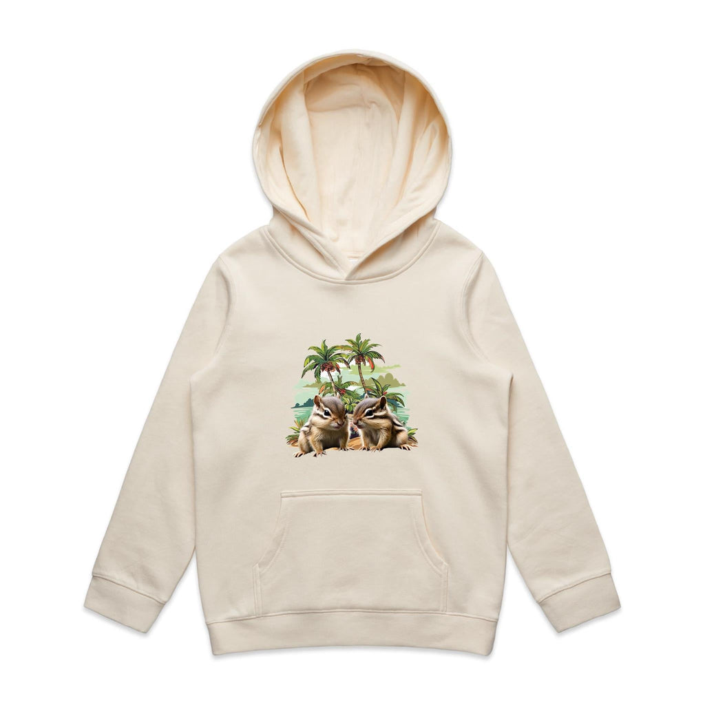 Beach Chipmunks AS Colour - Youth Supply Hood Ogo Merch