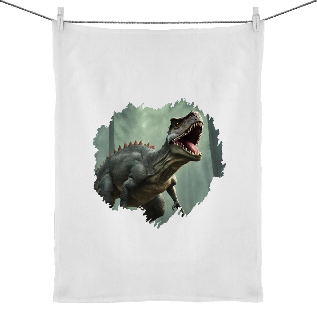 T Rex 50% Linen 50% Cotton Tea Towel Ogo Merch