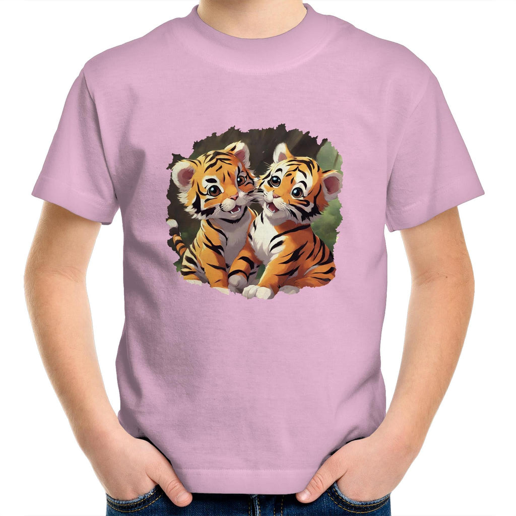 Baby Tigers AS Colour Kids Youth T-Shirt Ogo Merch