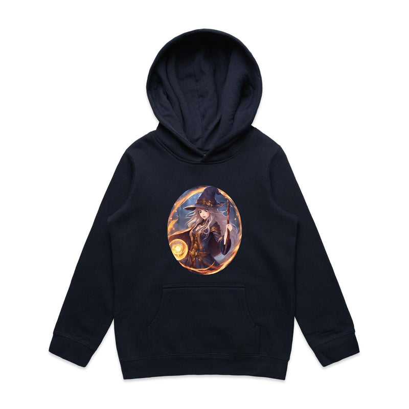 Flame Witch AS Colour - Youth Supply Hood Ogo Merch