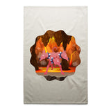 Lava Cerberus AS Colour Tea Towel Ogo Merch