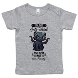 Antisocial Cat Monster AS Colour - Infant Wee Tee