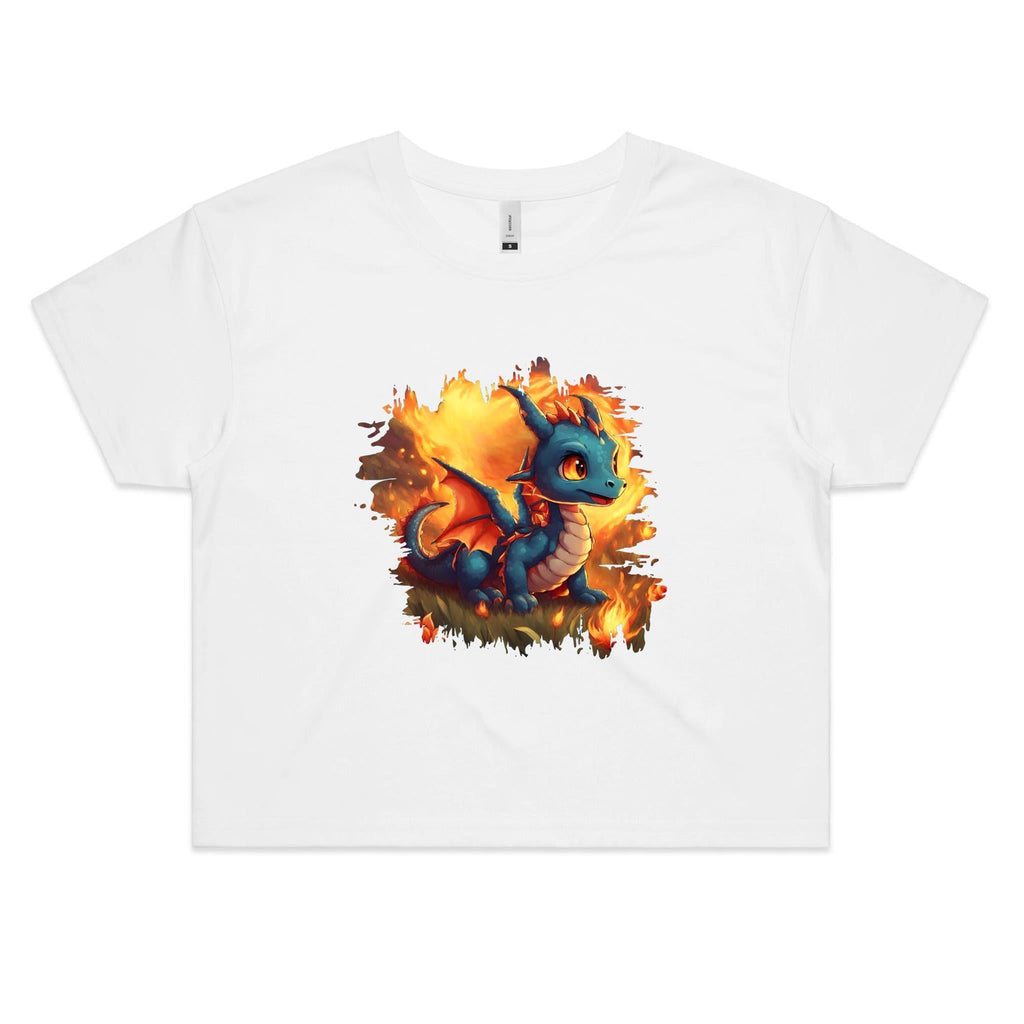 Baby Dragon AS Colour Women's Crop Tee Ogo Merch