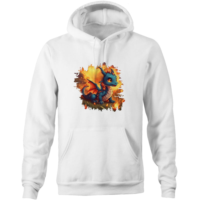 Baby Dragon AS Colour Stencil Pocket Hoodie Sweatshirt Ogo Merch