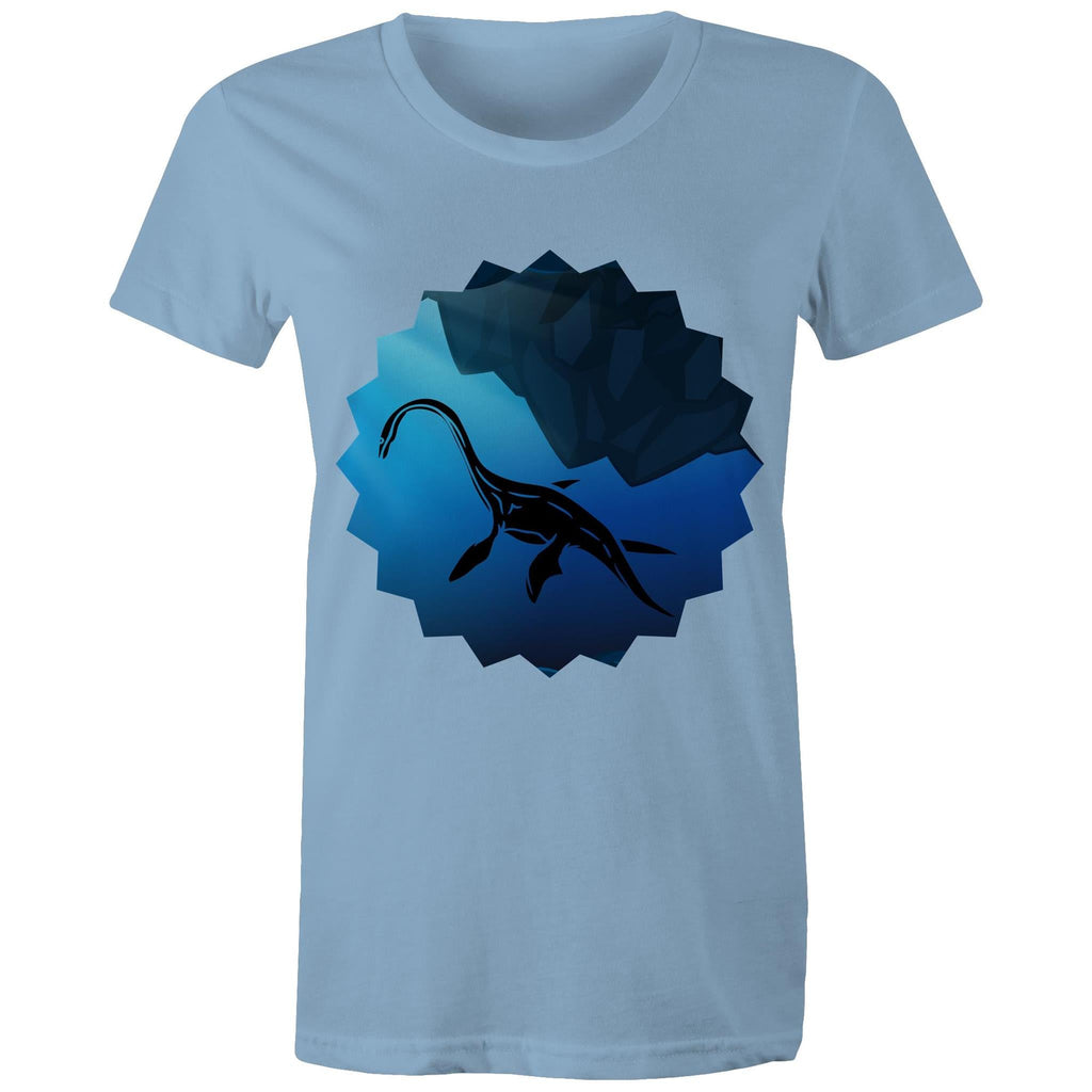 Plesiosaur AS Colour Women's Maple Tee Ogo Merch