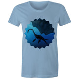 Plesiosaur AS Colour Women's Maple Tee Ogo Merch