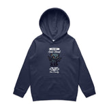 Antisocial Cat Monster AS Colour - Youth Supply Hood Ogo Merch