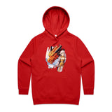 Lady and Pet Dragon AS Colour - Women's Supply Hood Ogo Merch