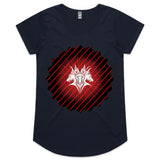 Glowing Cerberus AS Colour Mali Womens Scoop Neck TShirt Ogo Merch