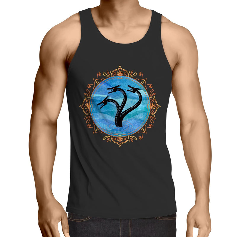 Ocean Hydra AS Colour Lowdown Mens Singlet Top Ogo Merch