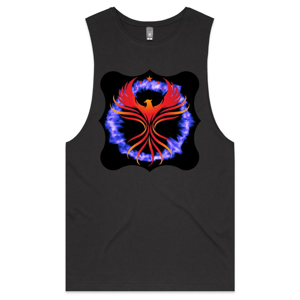 Fire Ring Phoenix AS Colour Barnard Mens Tank Top Tee Ogo Merch