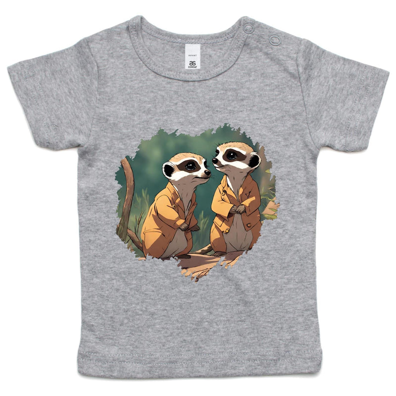 Meerkats AS Colour Infant Wee Tee Ogo Merch