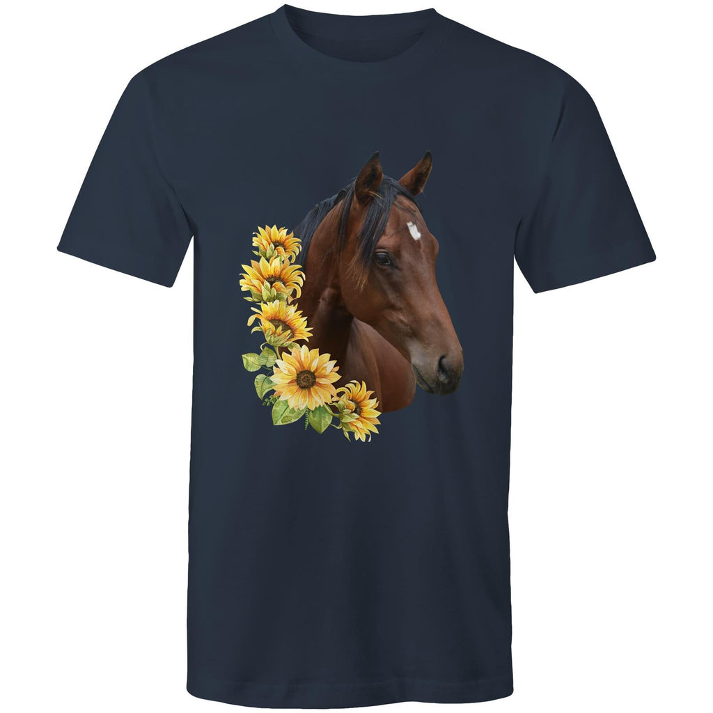Sunflower Horse AS Colour Staple - Mens T-Shirt Ogo Merch
