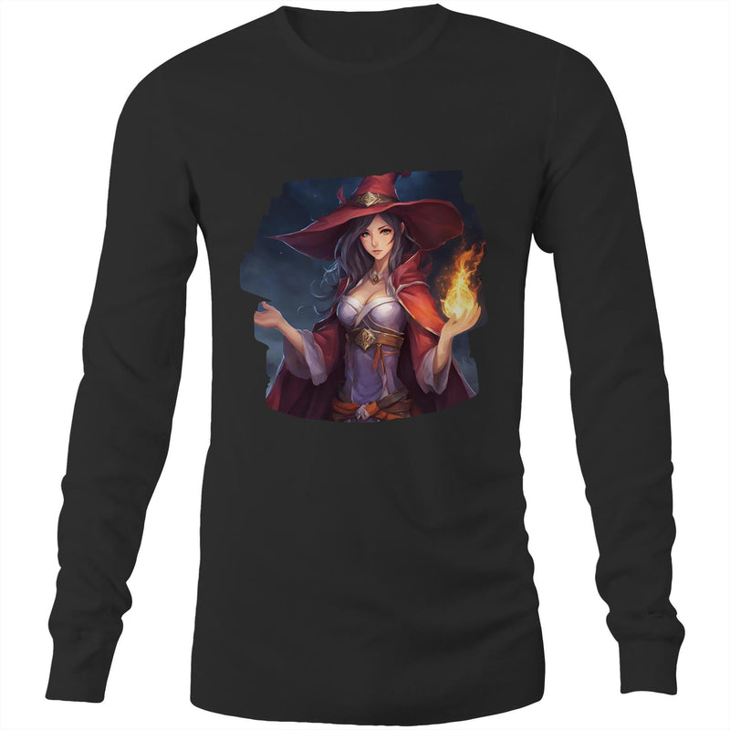 Witch AS Colour Base - Mens Long Sleeve T-Shirt Ogo Merch