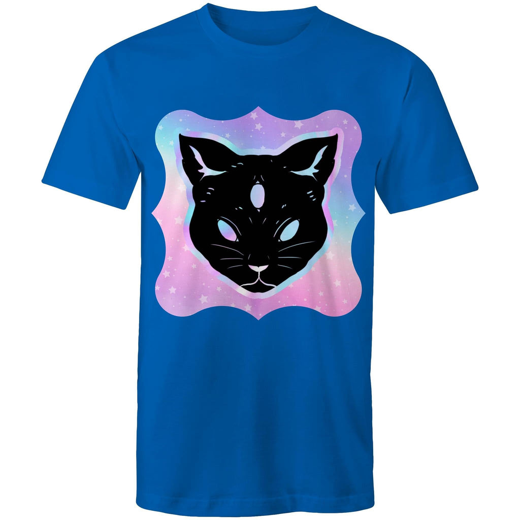 Psychic Cat AS Colour Staple Mens TShirt Ogo Merch