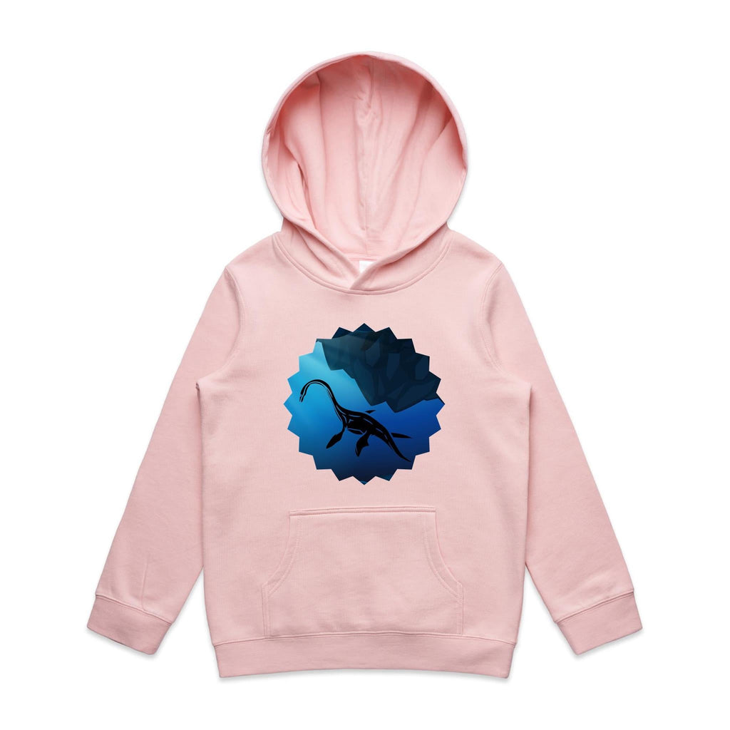 Plesiosaur AS Colour Youth Supply Hood Ogo Merch