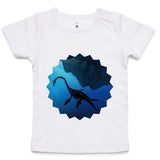 Plesiosaur AS Colour Infant Wee Tee Ogo Merch