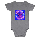 Eagle in Swirl AS Colour Mini Me - Baby Onesie Romper Ogo Merch