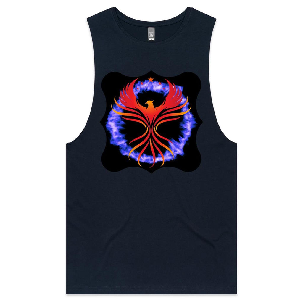 Fire Ring Phoenix AS Colour Barnard Mens Tank Top Tee Ogo Merch