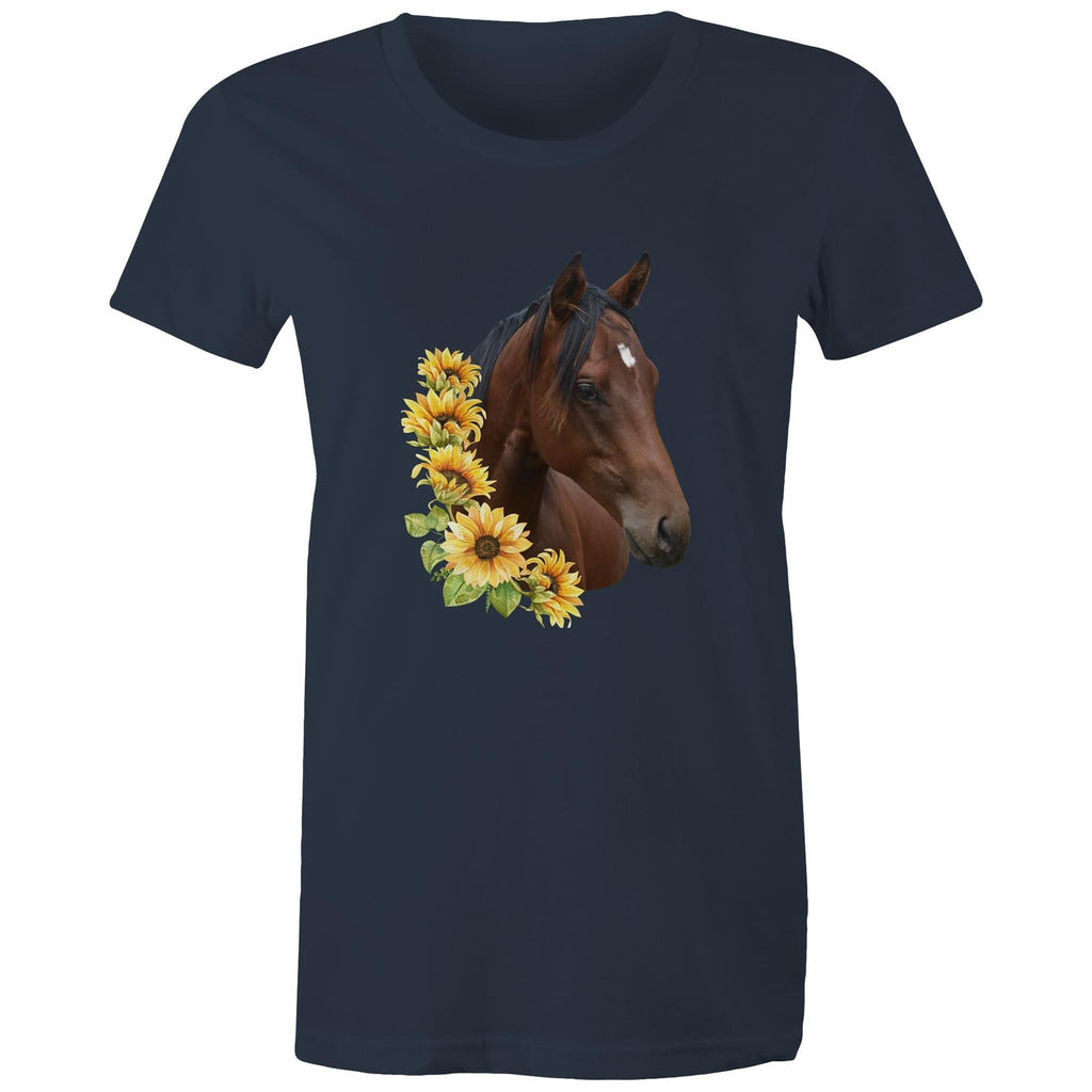Sunflower Horse AS Colour - Women's Maple Tee Ogo Merch