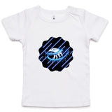 Blue Swirl Eagle AS Colour - Infant Wee Tee Ogo Merch