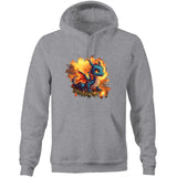 Baby Dragon AS Colour Stencil Pocket Hoodie Sweatshirt Ogo Merch